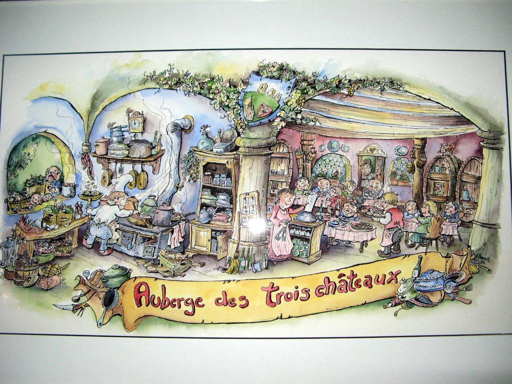 Auberge Des Trois Chateaux 엥기쉬하임 외부 사진